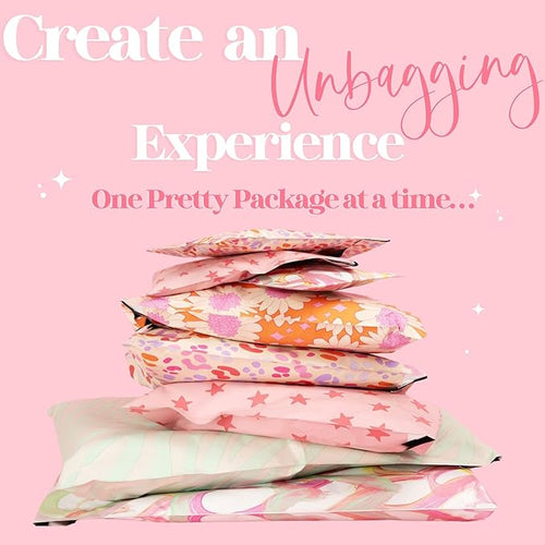 14.5x19 Designer Poly Mailer 100 Pack Heavy Duty Waterproof Self Seal Shipping - Image 2