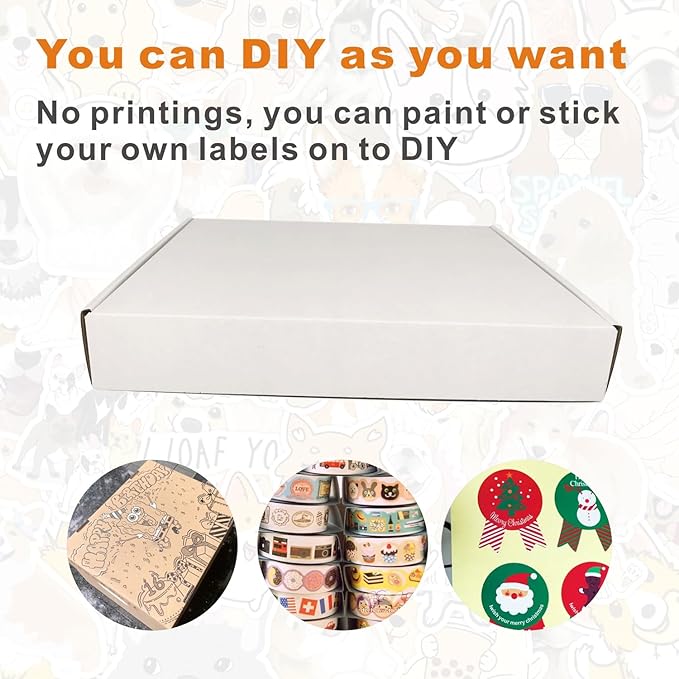 50 Pack 13x11x2'' Small Shipping Boxes, Corrugated Cardboard Mailers - Image 5
