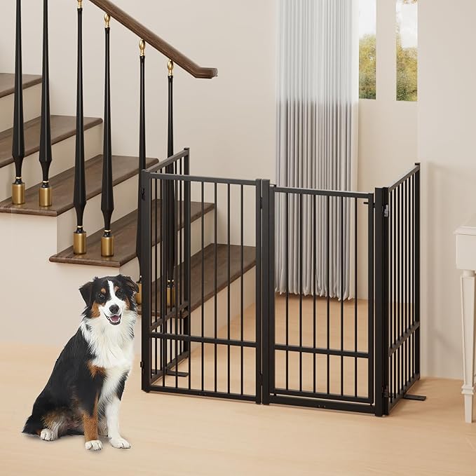 Full Metal Freestanding Dog Gate - Image 2