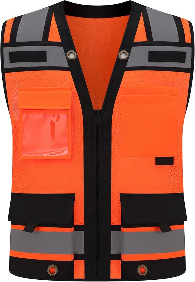 Class 2 High Visibility Reflective Safety Vests Women & Men by Gasoline
