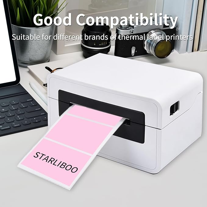 STARLIBOO 3x2 inch Color Direct Thermal Label Stickers - Image 4