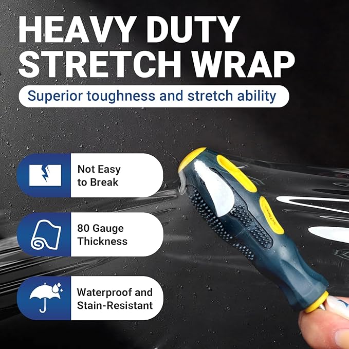 4-Pack 18" Stretch Wrap Rolls - Image 8