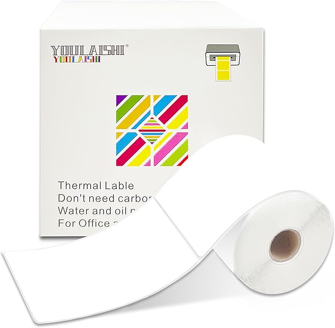 3 X 5 Inch Rectangle Sticker White Moving Labels by YOULAISHI