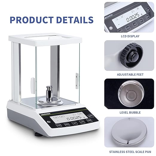 Analytical Balance 0.0001g*120g Laboratory Scale 0.1mg Accuracy High Precision - Image 3