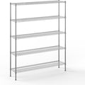 14" Deep x 60" Wide x 74" Height Wire Shelving Kit | 5-Tier | NSF Commercial by Regal+Altair