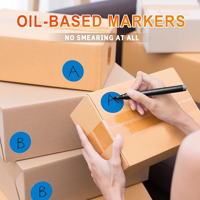 Easy to Use 2 Inch Blue Multi-Purpose Round Coding Labels, 4 Rolls 2000 PCS - Image 4