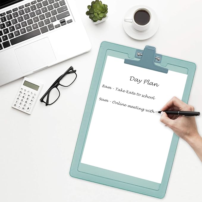 Acrimet Clipboard Letter Size A4 Premium Metal Clip - Image 4