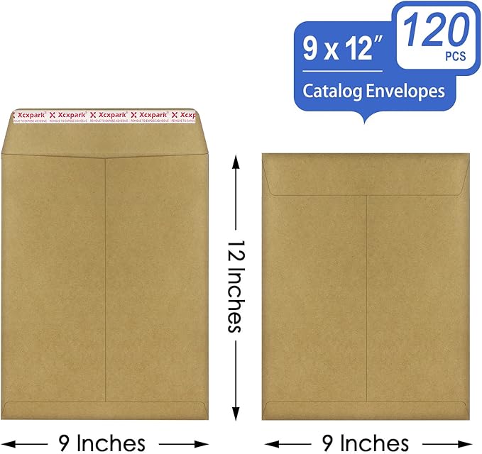120 PCS 9x12 inches Security Catalog Envelopes Printable Self Seal Envelopes - Image 2