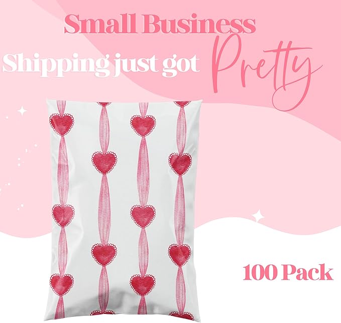 14.5x19 Designer Poly Mailer 100 Pack Heavy Duty Waterproof Self Seal Shipping - Image 4