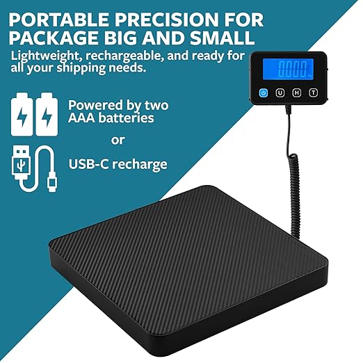 Smart Weigh Digital Shipping and Postal Weight Scale, 440LB x 0.1 oz, UPS UPost - Image 7