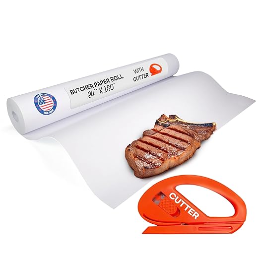 White Butcher Paper 24" x 2160" by IDLPackaging