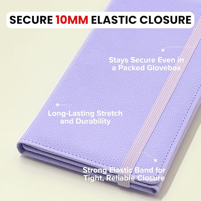 LINTRU Car Registration and Insurance Holder Trifold, Oversized Fit - Image 4