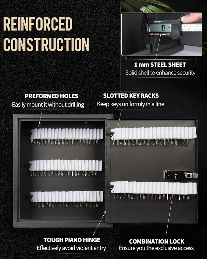 Uniclife 100 Position Slotted Key Cabinet - Image 7