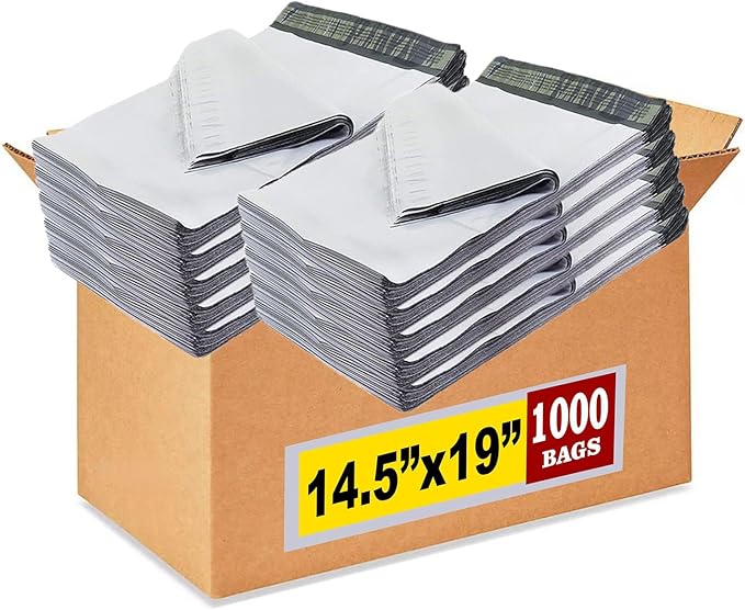 iMBAPrice Poly Mailers 14.5x19 Inch, Strong Self-Seal Adhesive Envelopes by iMBAPrice