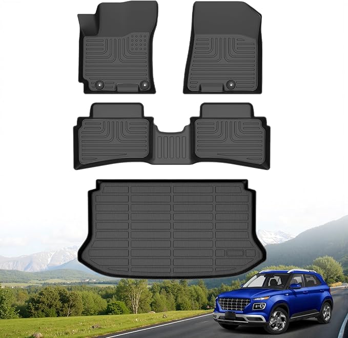 Hutisya-Floor Mats & Cargo Liner Set Fit by Hutisya