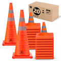 RoadHero 28 Inch 20 Pack Collapsible Traffic Safety Cones, Parking Lots by RoadHeroUS
