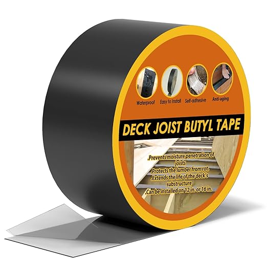 Joist Tape 3" x 50', Thermal Wood, Pressure Treated, and Composite Decking by JOAPRIL