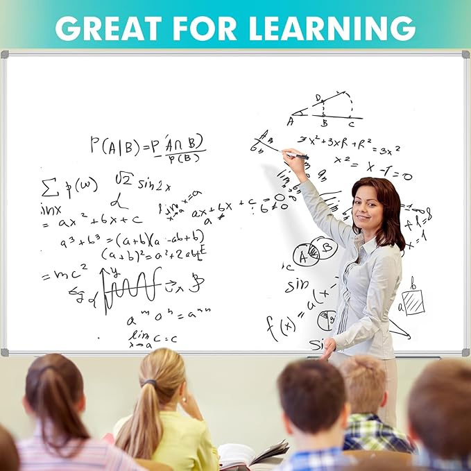 JILoffice Large Magnetic White Board, Dry Erase Board 72 x 48 Inch - Image 5