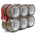 BOMEI PACK Brown Packing Tape Refills, Heavy Duty 12Rolls by BOMEIPACK