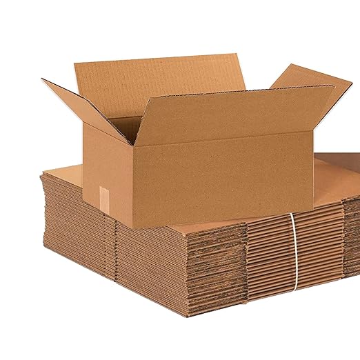 BOX USA 15 x 10 x 6 Corrugated Cardboard Boxes, Medium 15"L x 10"W x 6"H by BOXUSA