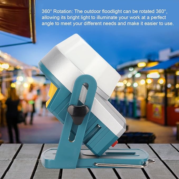 Small LED Work Light 18W Portable Hangable Outdoor Flood Lamp, LED Work Lantern - Image 7
