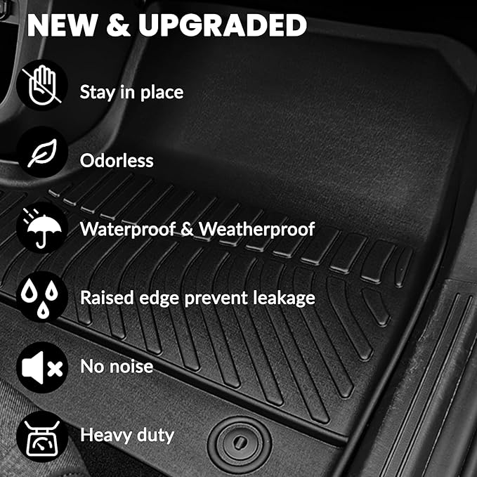 AUXKO All Weather Floor Mats & Cargo Mat - Image 6