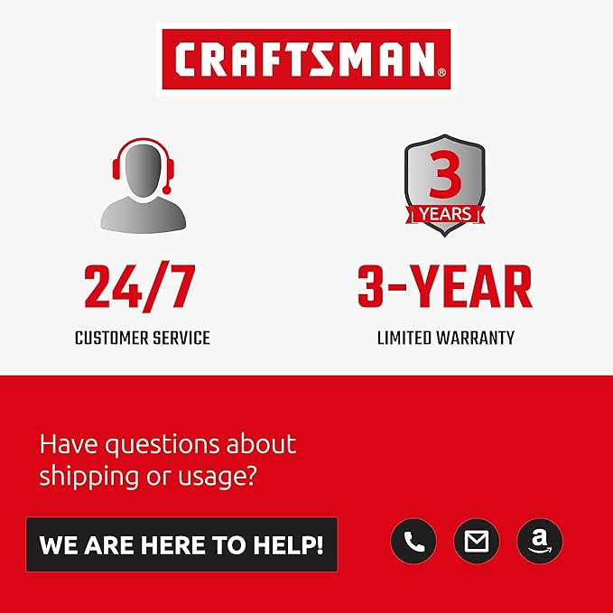 CRAFTSMAN 50 Ft. Contractor Edition Retractable Extension Cord Reel - Image 6
