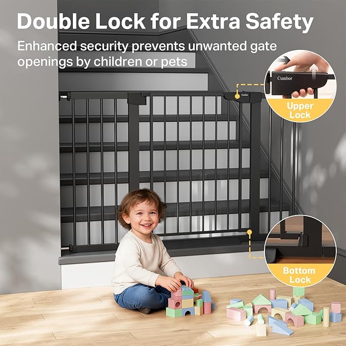 Cumbor 29.7"–51.5" Extra Wide Baby Gate - Image 3