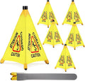 6 Pcs Pop up Wet Floor Sign by Seeshack