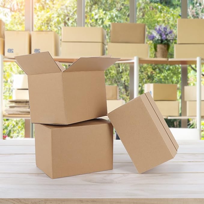 CRUGLA 40 Packs 7x5x5 Shipping Boxes Corrugated Cardboard Boxes Mailers - Image 6