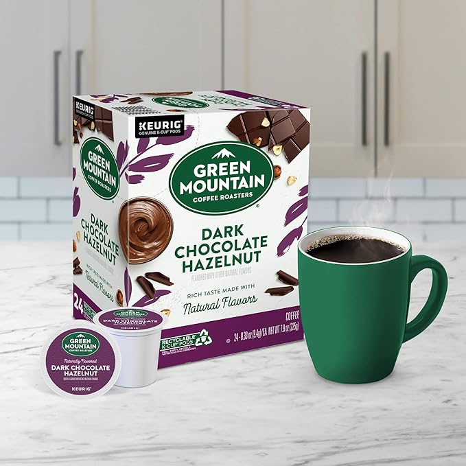 Green Mountain Coffee Roasters Dark Chocolate Hazelnut Coffee, Keurig Single - Image 9