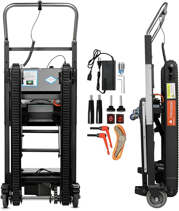 Electric Stair Climbing Hand Trucks Dolly Cart, 900lb Capacity Heavy Duty Stair by Unknown