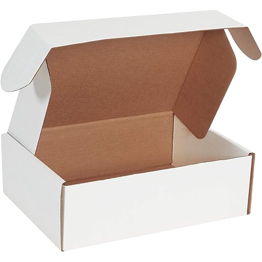 Box USA 12" Deluxe Shipping Boxes, 12 1/8"L x 9 1/4"W x 4"H, Gifts or Bulk by BOXUSA