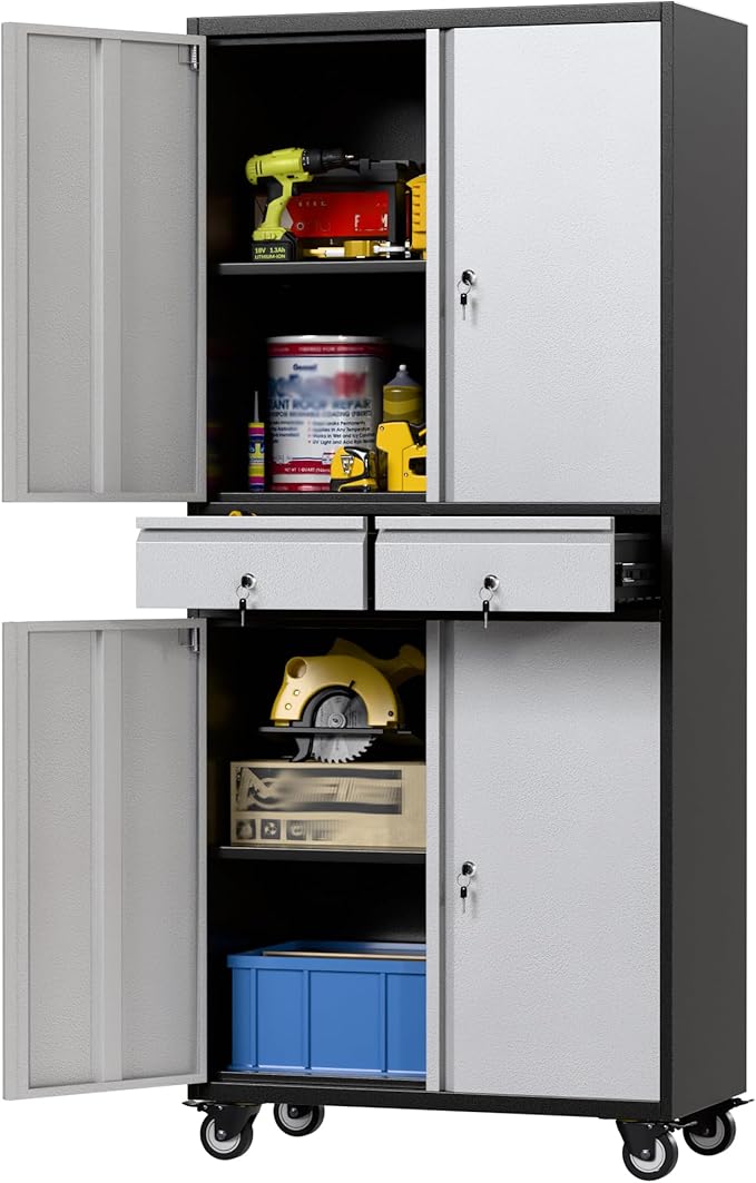 Metal Garage Storage Cabinet - Image 8