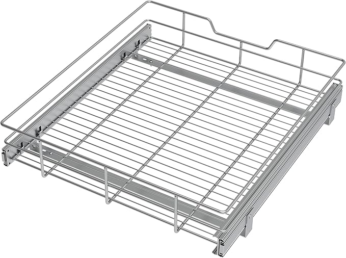 Pull Out Cabinet Organizer 20" W X 17" D, Slide Out Drawers by STORKING