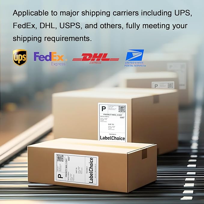 8 Rolls 450 Pcs 4x6 3-Proof Direct Thermal Shipping Labels Compatible - Image 5