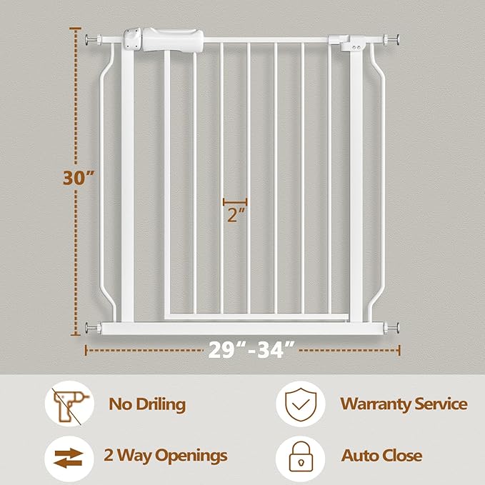Fairy Baby 29-34 Inch Wide Baby Gate - Image 3