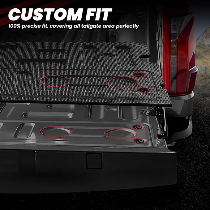 LASFIT Tailgate Mat for Ford F-150 2021-2026 Truck Tailgate Liner All Weather - Image 4