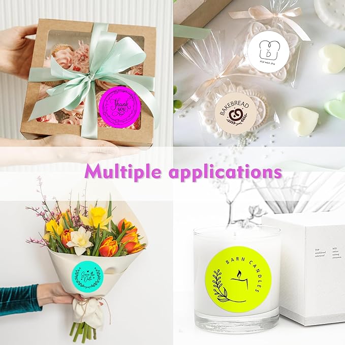 3 x 3Inch Round Color Coding Labels Circle Thermal Labels Printable Waterproof - Image 5