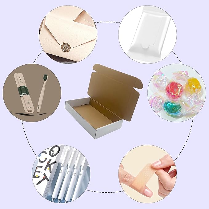 12x7x2 inches Shipping Boxes Set of 25, Holidays Gift and Small Business Giving - Image 6