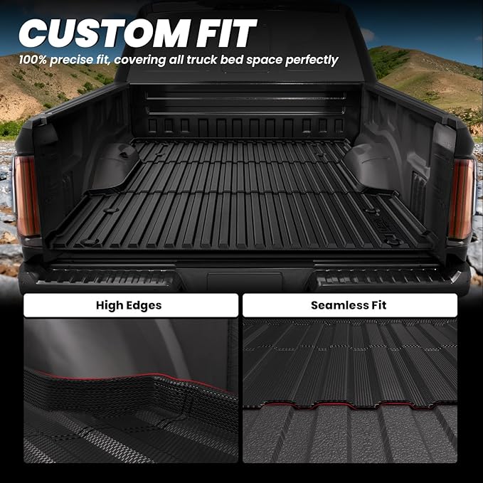LASFIT Bed Mat & Tailgate Mat for Toyota Tundra 2022-2026 6.5FT/6.5' Truck Bed - Image 5