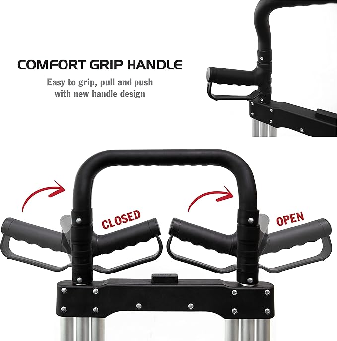 Olympia Tools 440 LB Aluminum Folding Hand Truck - Image 5