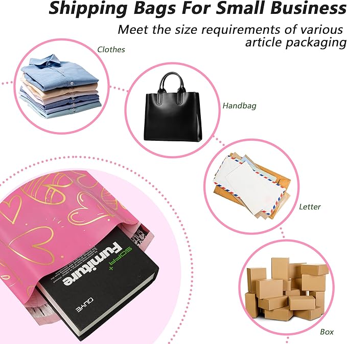 Thank You Poly Mailers 14.5x19 Inch 50 Pcs - Image 7