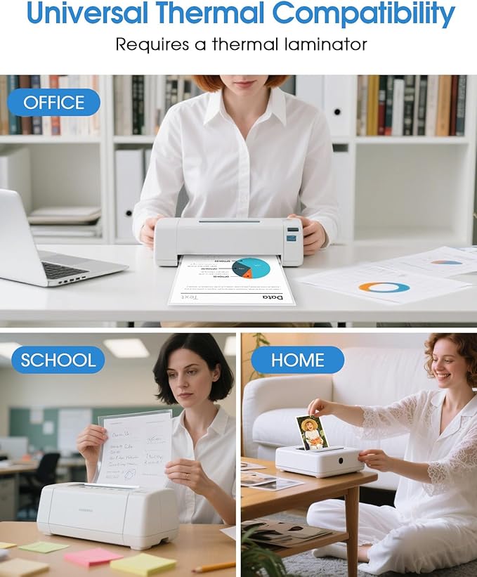 KTRIO 5 MIL Laminating Sheets, Hold 8.5 x 11 Inches, 100 Pack Thermal - Image 6