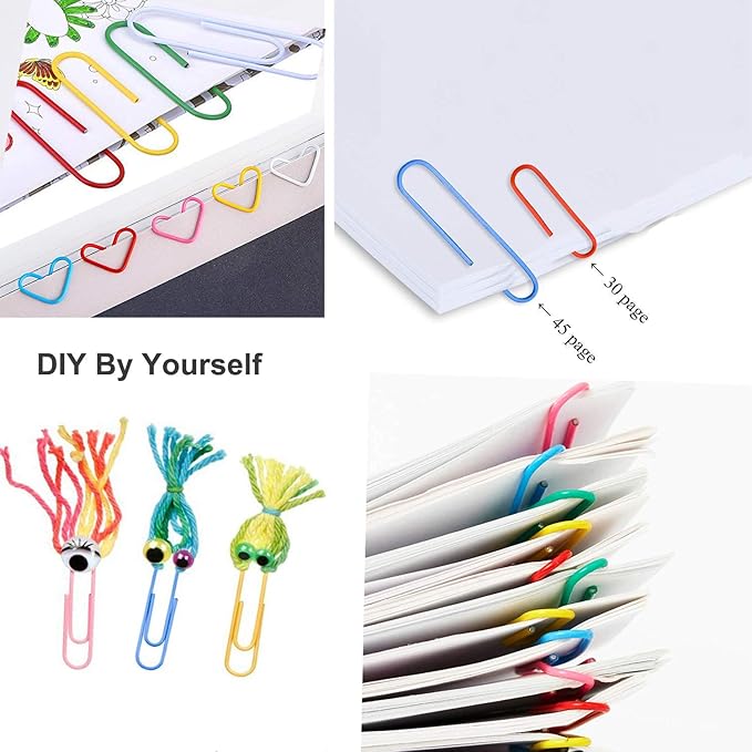 Paper Clips?100PCS Paper Clips Large 2 Inch, Durable & Rust Resistant Colored - Image 6