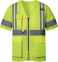 A-SAFETY Glow safety Vest ANSI Class 3 by A-SAFETY