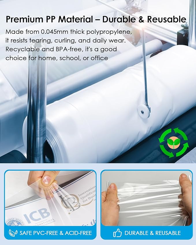 KTRIO 800 Pack Sheet Protectors 8.5 x 11 inch, Plastic Sleeves - Image 3