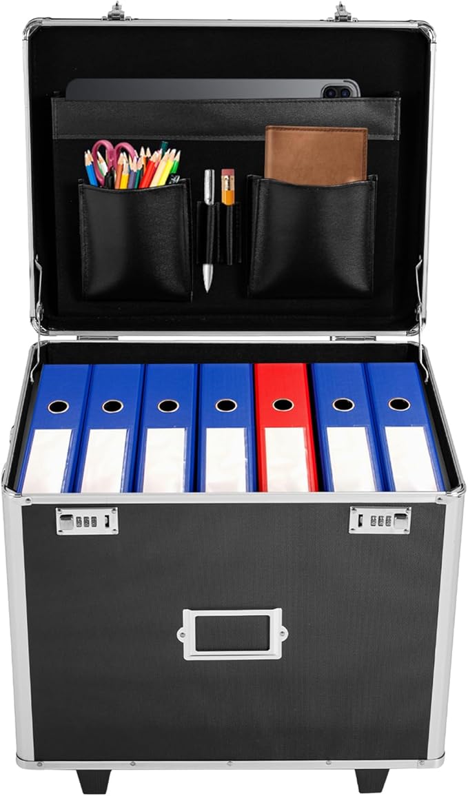 Rolling File Box Document Box by Flhonudi