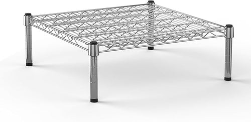 24''W x 24''L x 8''H Chrome Plated Wire Dunnage Rack | Off The Floor Storage by Regal+Altair