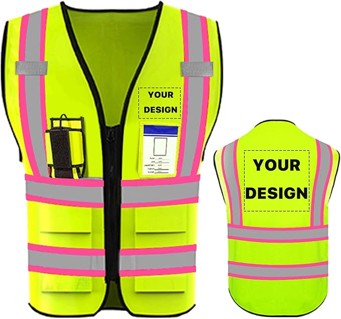 YOWESHOP High Visibility Reflective Safety Vest by YOWESHOP
